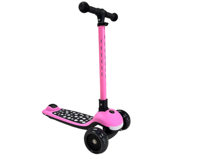 Trottinette pour Enfants 3-12 ans avec Roues Lumineuses – Le Mélange Ultime de Sécurité, de Plaisir et de Qualité ! Rose