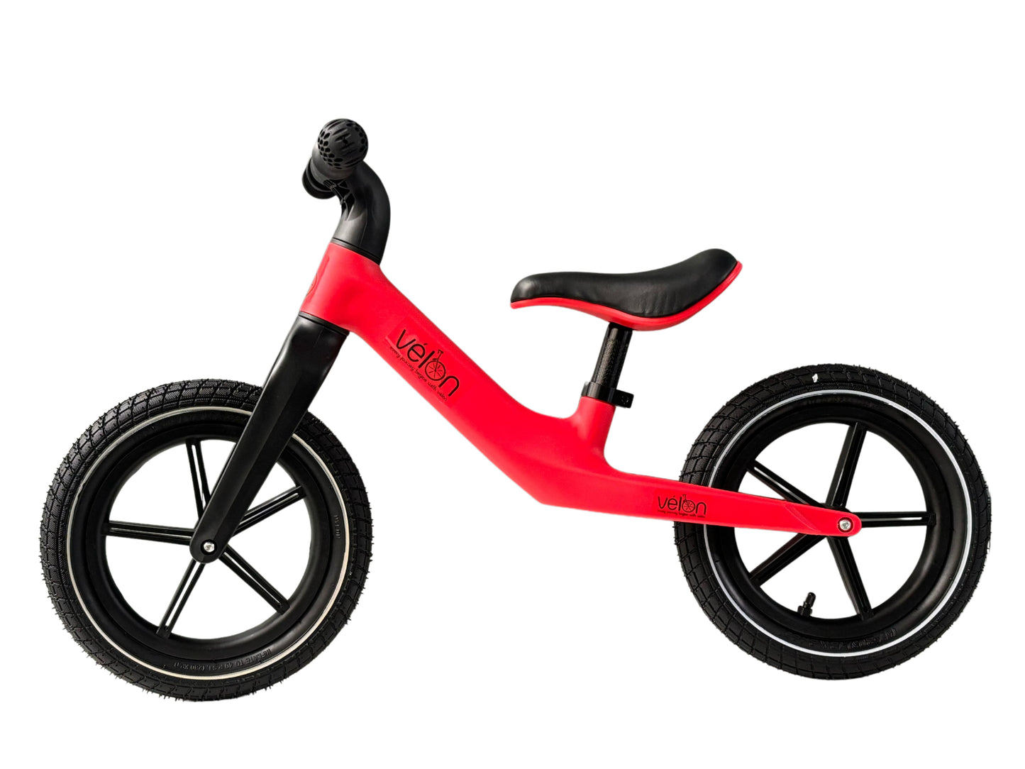 Vélon : Vélo d'équilibre – Sans pédales dès 2 ans jusqu'à 50 kg Rouge