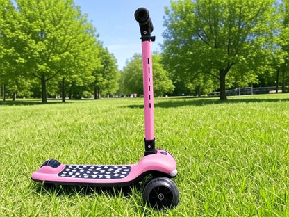 Trottinette pour Enfants 3-12 ans avec Roues Lumineuses – Le Mélange Ultime de Sécurité, de Plaisir et de Qualité ! Rose
