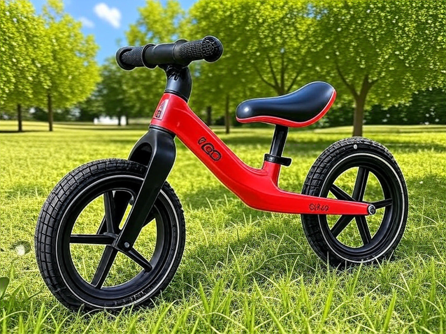 Vélon : Vélo d'équilibre – Sans pédales dès 2 ans jusqu'à 50 kg Rouge