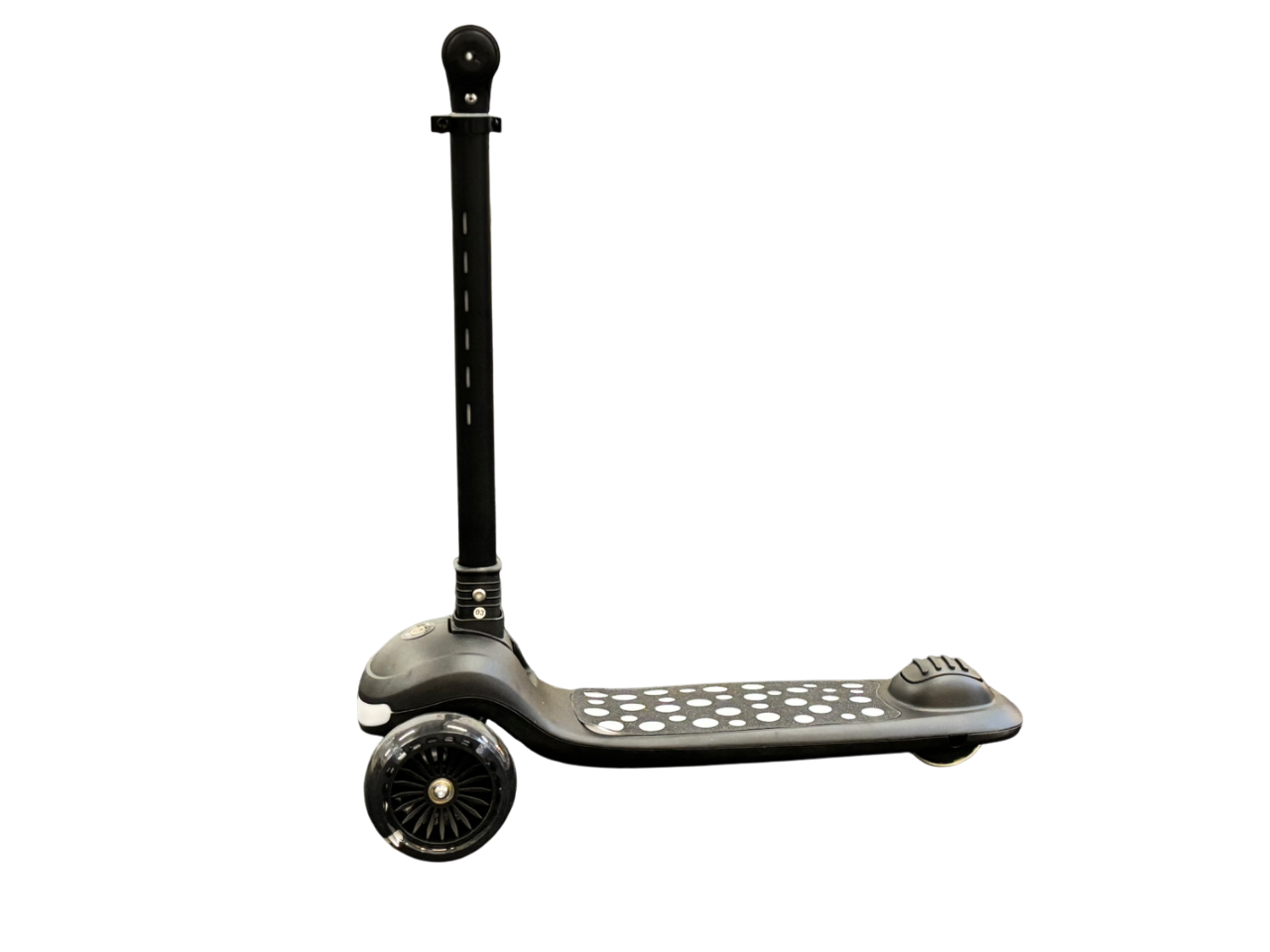 Vélon : Trottinette 3-10 ans  Noir - PU - LED roues - Pliable - Noir