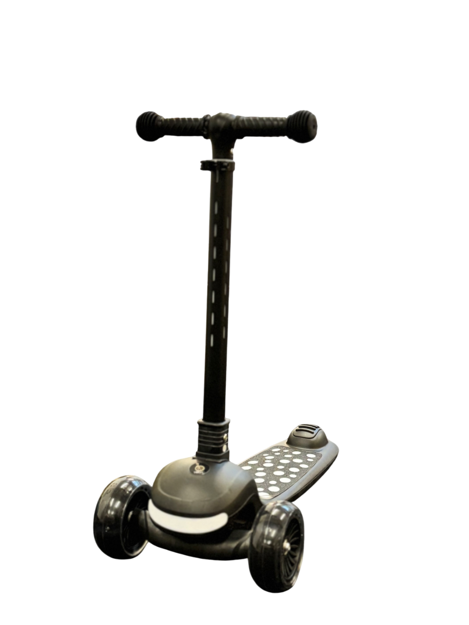 Vélon : Trottinette 3-10 ans  Noir - PU - LED roues - Pliable - Noir