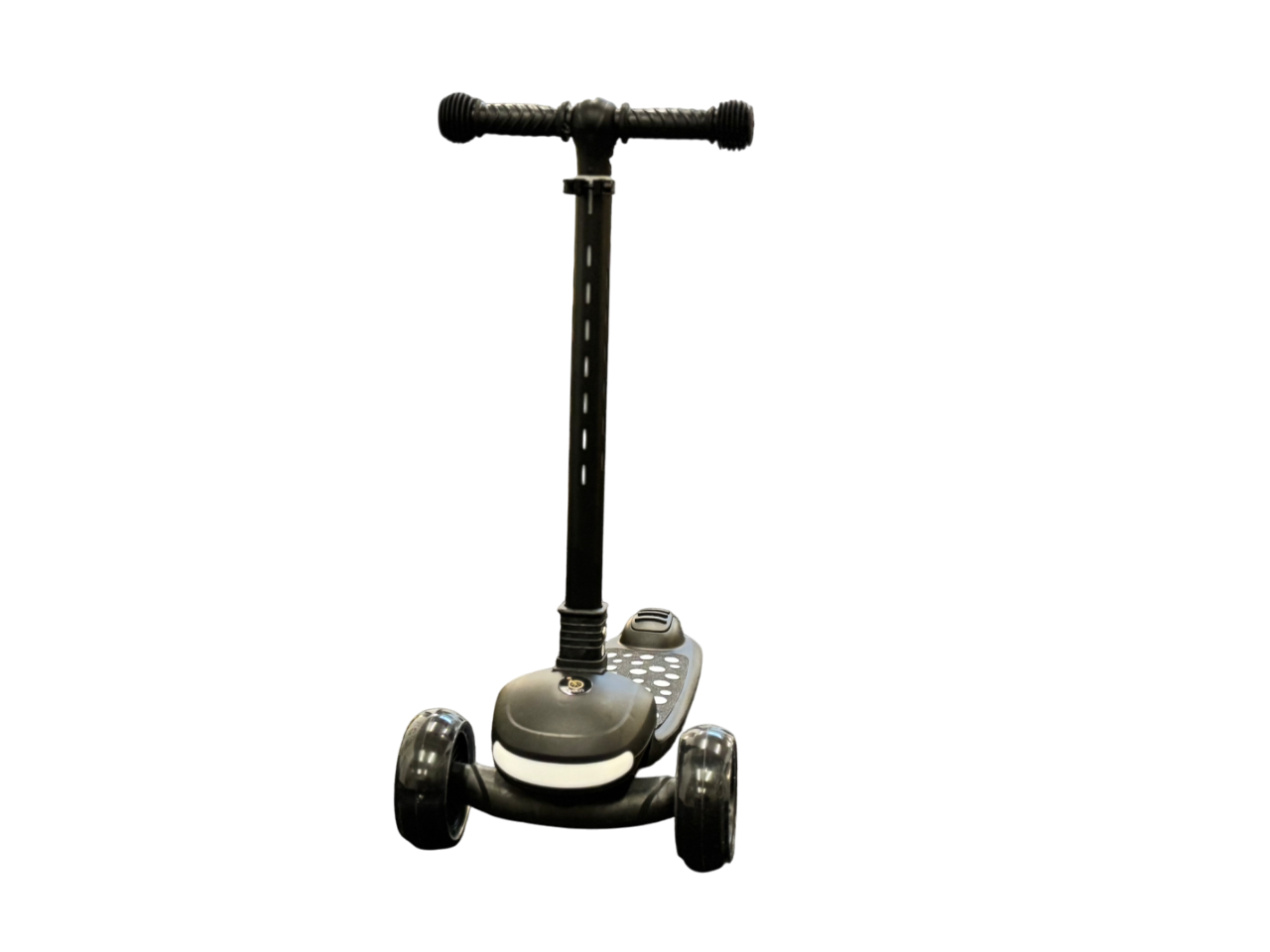 Vélon : Trottinette 3-10 ans  Noir - PU - LED roues - Pliable - Noir