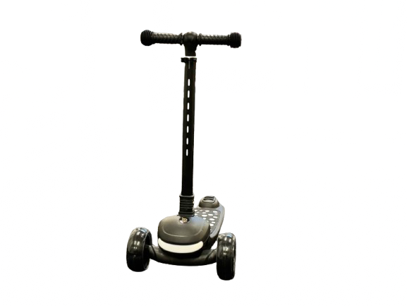 Vélon : Trottinette 3-10 ans  Noir - PU - LED roues - Pliable - Noir