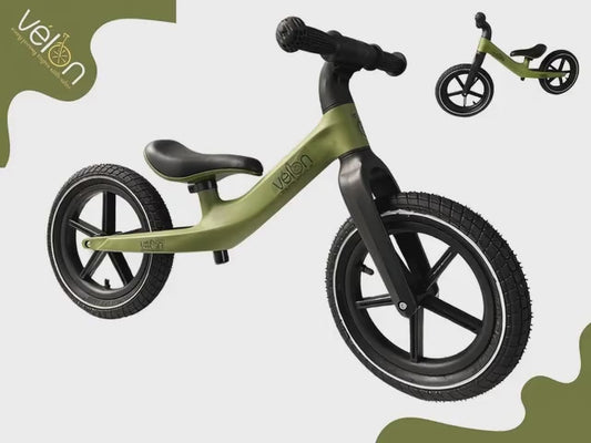 Vélon : Vélo d'équilibre – Sans pédales dès 2 ans jusqu'à 50 kg - Vert
